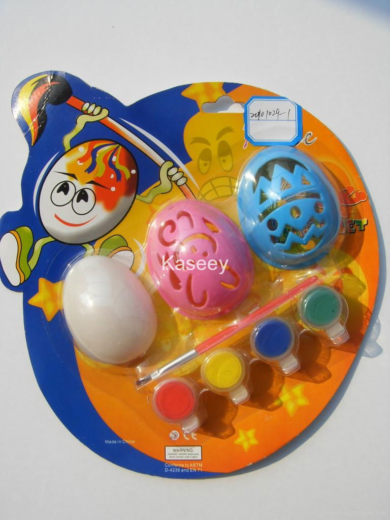 Painted eggshell  DIY  toy  Non-toxic 3