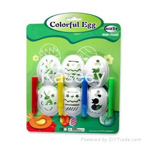 Painted eggshell  DIY  toy  Non-toxic 2