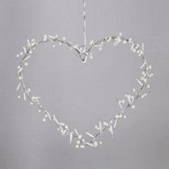 Led Heart Wreath Light