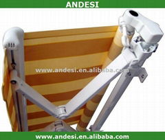 open folding awning