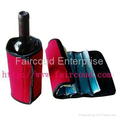 beer cooler can cooler wine cooler  Reusable gel bollte wine cooler 2