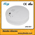 Wireless smoke detector led induction