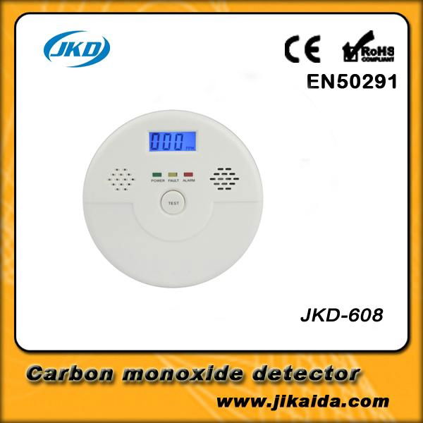 EN50291 standard co detector with LCD display