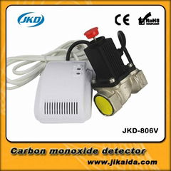 Methane gas detector alarm with audible