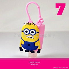  2013 pocketbac animal silicone hand sanitizer holder