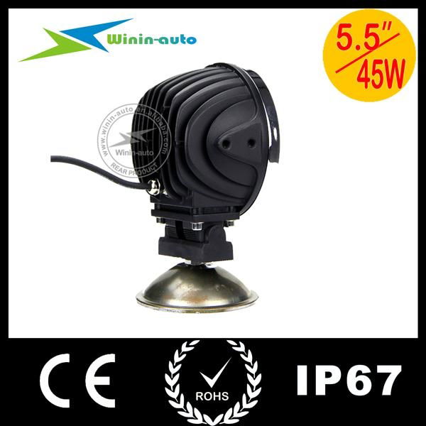 6" 45W Round Cree LED Auto Driving light 3800 lumen WI6451  3