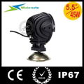 6" 45W Round Cree LED Auto Driving light 3800 lumen WI6451  3