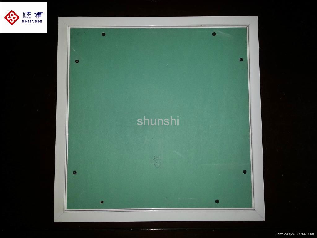 ceiling access panel with aluminium frame and gypsum board inlay 300x300mm 3