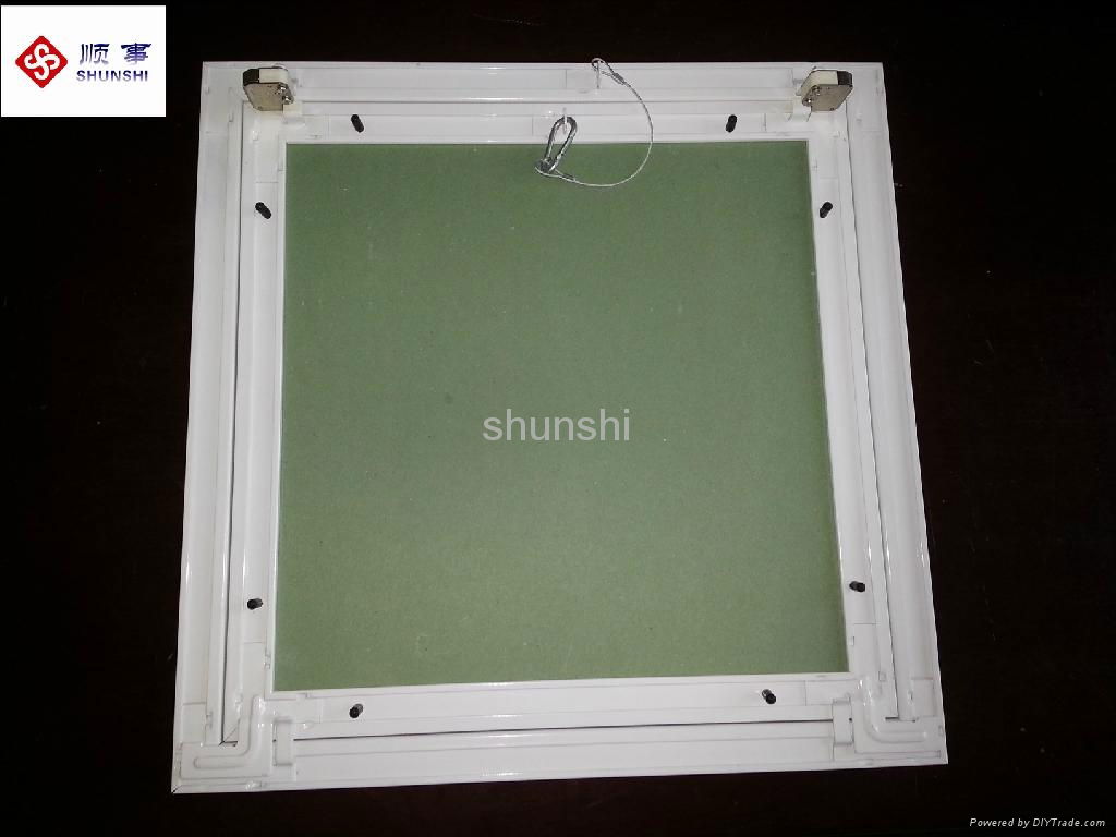 ceiling access panel with aluminium frame and gypsum board inlay 300x300mm 2