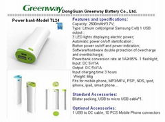 Power bank for tablet PC