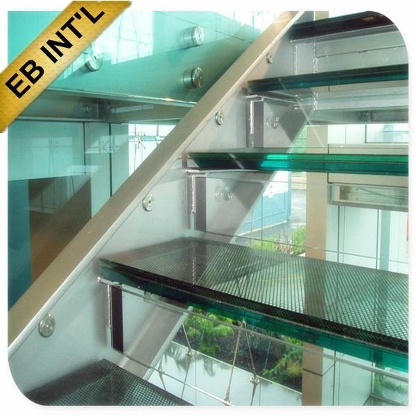 tempered laminated safety glass for stairs