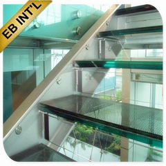 tempered laminated safety glass for stairs