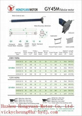 45MM manual tubular motor