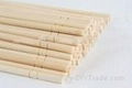 Platic wrapped Round bamboo chopsticks 2