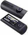 Dual Cameras HD 1280X720 with 120 Degree Wide Angel Car DVR Black Box X3000 1