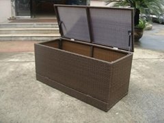 outdoor rattan box