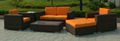 outdoor rattan sofa set with table 1