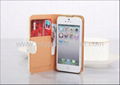 Luxury Wallet Crystal Cute Diamond Leather Case Cover for Apple Iphone 4/4S/5 3