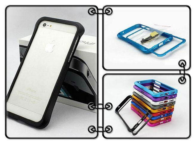 aluminum bumper metal case for iphone 5 3