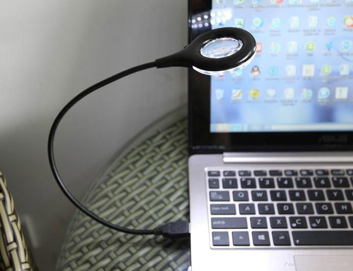 Flexible USB LED Lamp With Magnifier 1