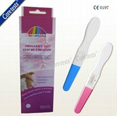 HCG pregnancy rapid test midstream