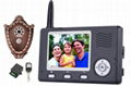 Video door phone, hot selling 2.4GHz Digital  Wireless Video Door Phone 2