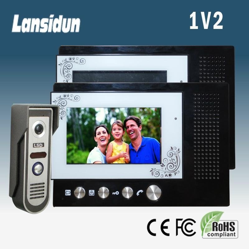 4.3" monitor handfree video door phone intercom slim fit indoor unit economic mo 5