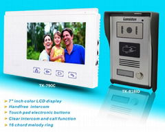 Video door phone with ID fuction waterprood design aluminum alloy material 