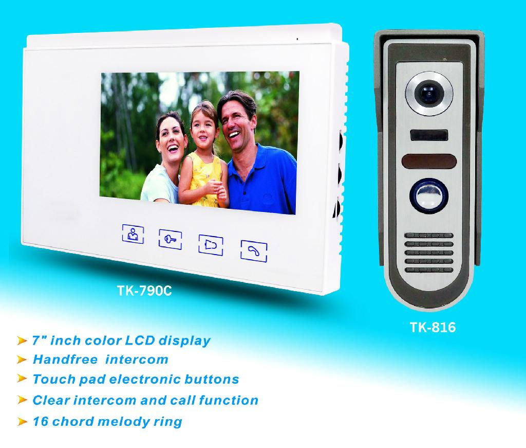 Video door phone with ID fuction waterprood design aluminum alloy material  3