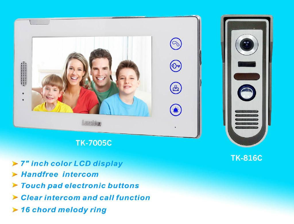 Video door phone with ID fuction waterprood design aluminum alloy material  4
