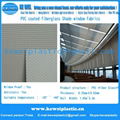 PVC coated fiberglass Shade window