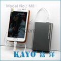 2013 new portable universal power bank for smartphone and laptop 5000mah 3