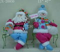 Xmas Santa and Snowman 1