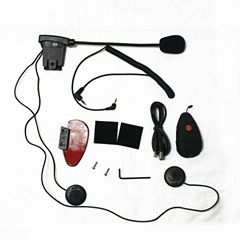 100m helmet intercom with fm radio