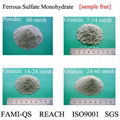 Feed and fertilizer grade ferrous sulphate monohydrate 5