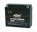 Sealed maintance free motorcycle battery