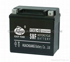 Maintance free motorcycle battery
