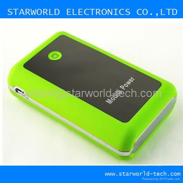 double usb port outpower battery 6600mah big capacity power bank SW-0004 2