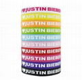 Justin Bieber Silicone Bracelet Set 2013