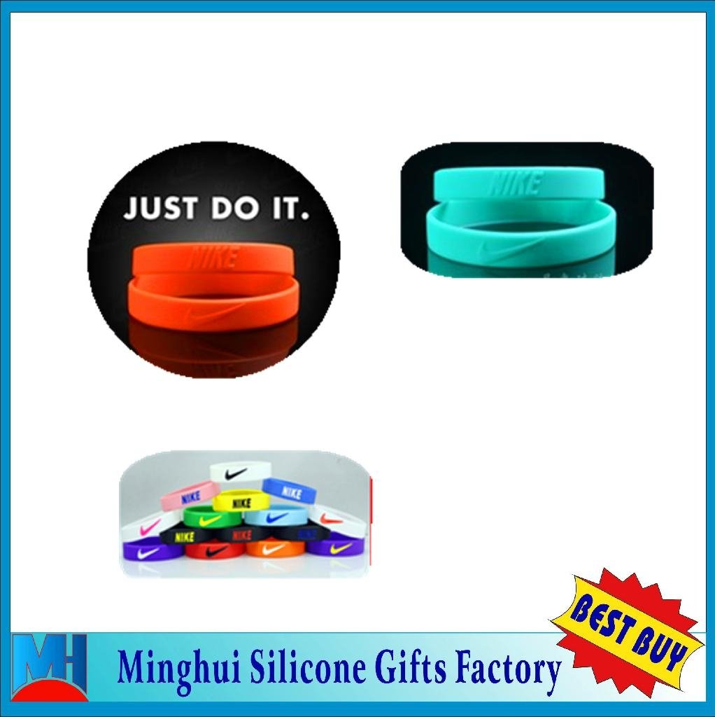      silicone bracelet silicone wristband rubber bands