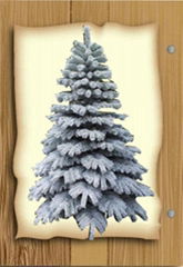 Leveled and Snow Covered Christmas Tree (S655)