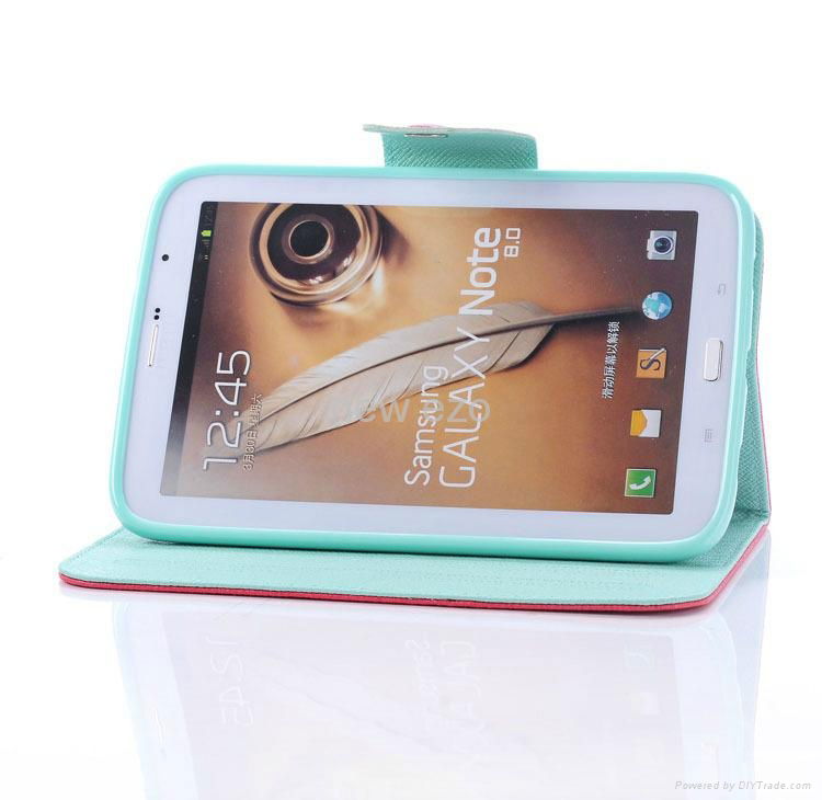 samsung Note 8 N5100 leather case 2