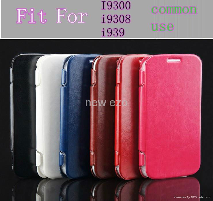 For samsung s 3 I 9300 slim leather case 