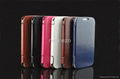 For samsung S4 I9500 slim leather case 