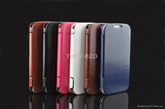 For samsung S4 I9500 slim leather case