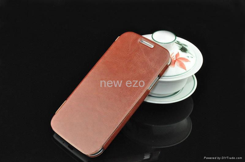 For samsung S4 I9500 slim leather case  3