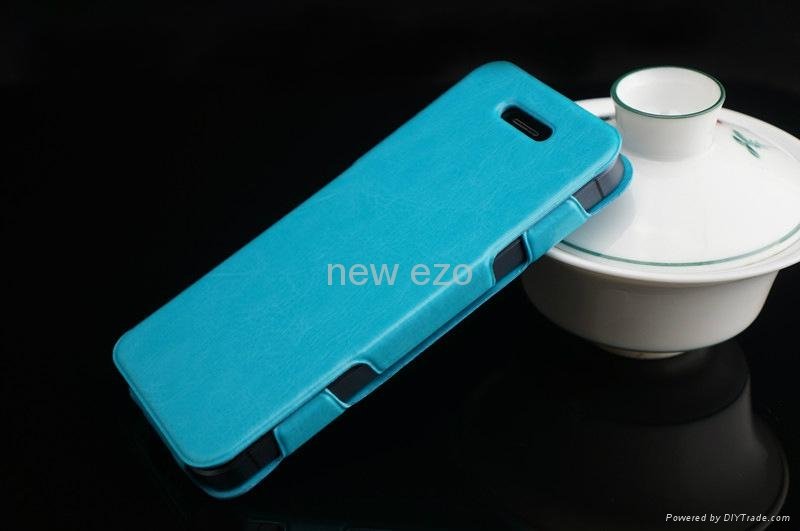 For iphone 5 Slim leather case 