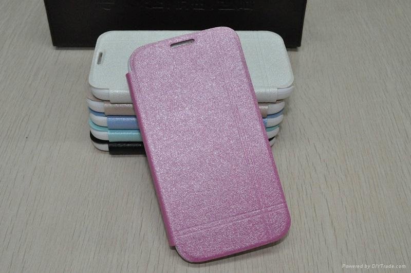 Samsung S4 I9500 LEATHER STAND CASE  5