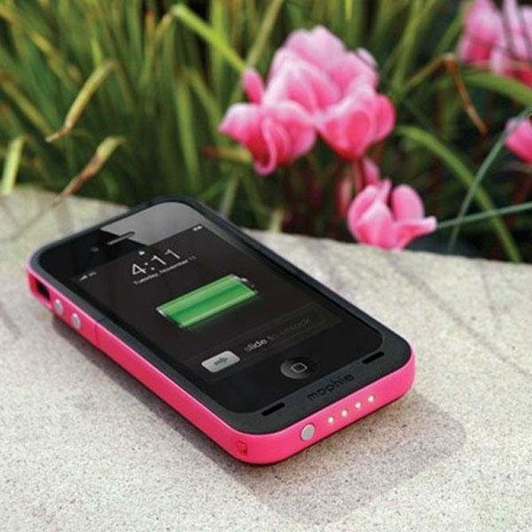 2000mAh Mophie Juice Pack Plus External Battery Case For Apple iPhone 4 4S 2