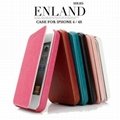 Enland series PU leather flip case for iPhone 4  1
